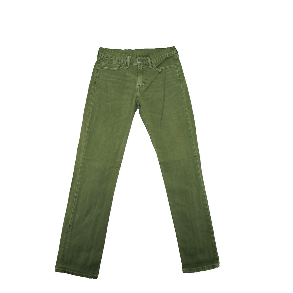 Levi’s 514 Green Straight Leg Jeans Men’s 32x34 Vintage Wash Cotton Denim
